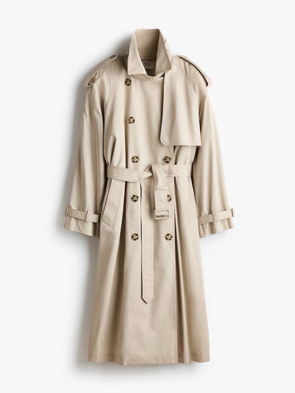 Stella McCartney for HM, Light Beige Double-Breasted Trench Coat - SOLD OUT - Picture 5 of 6